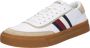 Tommy Hilfiger Tricolour Leren Lage Sneakers Multicolor Heren - Thumbnail 4