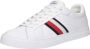 Tommy Hilfiger Leren sneakers met contraststrepen model 'ICON COURT' - Thumbnail 3