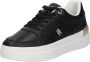 Tommy Hilfiger Lux Hardware Court sneaker met leren details - Thumbnail 3