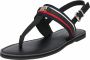 Tommy Hilfiger Sandalen CORPORATE TH WEBBING FLAT SANDAL met teenbandje - Thumbnail 3