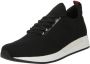 Tommy Jeans Zwarte Gebreide Sneakers voor Mannen Black Heren - Thumbnail 2