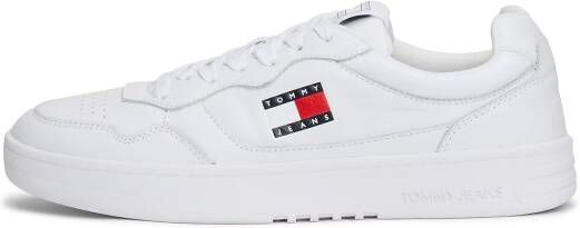 Tommy Jeans Leren sneakers met labeldetails model 'CUPSOLE LEATHER'