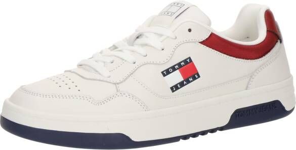 Tommy Jeans Leren sneakers met labelprint