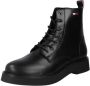 Tommy Hilfiger Veterboots in zwart voor Dames - Thumbnail 2