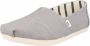 TOMS Espadrilles Dames Instappers Damesschoenen Canvas Alpargata Riviera Grijs - Thumbnail 2