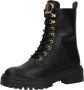 Twinset Zwarte Veterschoenen met Gouden Details Black Dames - Thumbnail 3