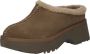 Ugg Suede Klompen met Rubber Hak Brown Dames - Thumbnail 2