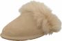 UGG Pantoffels Dames Sloffen Instappers Canvas Harde zool Open hiel 1122750 Zand - Thumbnail 4