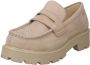 Vagabond Shoemakers Beige Leren Loafers voor Dames Beige Dames - Thumbnail 1