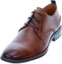 VANLIER Heren Veterschoenen Amalfi Cognac Bruin - Thumbnail 2