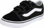 Vans Old Skool TD Old Skool V sneakers zwart wit Jongens Canvas Meerkleurig 37 - Thumbnail 11