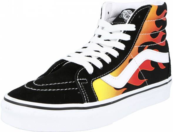 vans high top flames