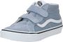 Vans SK8-Mid Reissue V sneakers lichtblauw wit Canvas Effen 28 - Thumbnail 5