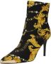 Versace Jeans Couture Zwarte enkellaarzen voor vrouwen Multicolor Dames - Thumbnail 2