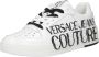 Versace Jeans Couture Witte leren sneakers met lak effect White Heren - Thumbnail 2