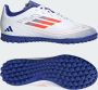 Adidas Perfor ce F50 Club Junior voetbalschoenen wit rood kobaltblauw Imitatieleer 36 2 3 - Thumbnail 5