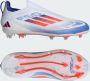 Adidas F50 Pro Veterloze Gras Voetbalschoenen (FG) Kids Wit Rood Blauw - Thumbnail 2