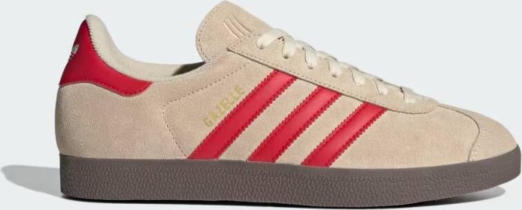 Adidas Originals Gazelle Sand Strata Better Scarlet Cloud White- Sand Strata Better Scarlet Cloud White