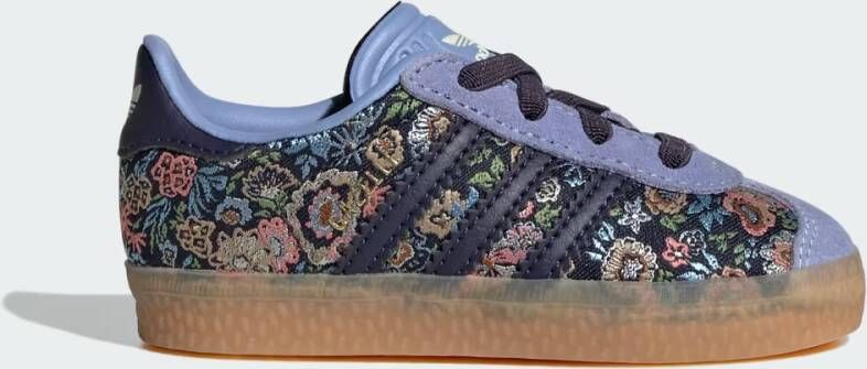 Adidas Gazelle x Liberty London Comfort Closure Schoenen met Elastische Veters Kids