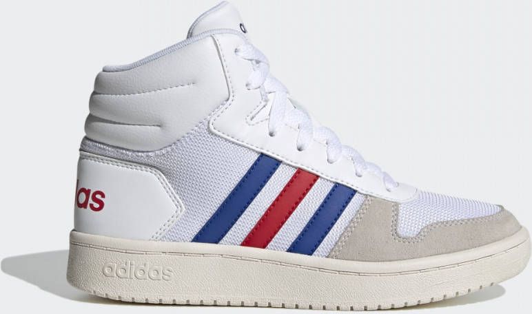 adidas hoops 2.0 mid red white blue