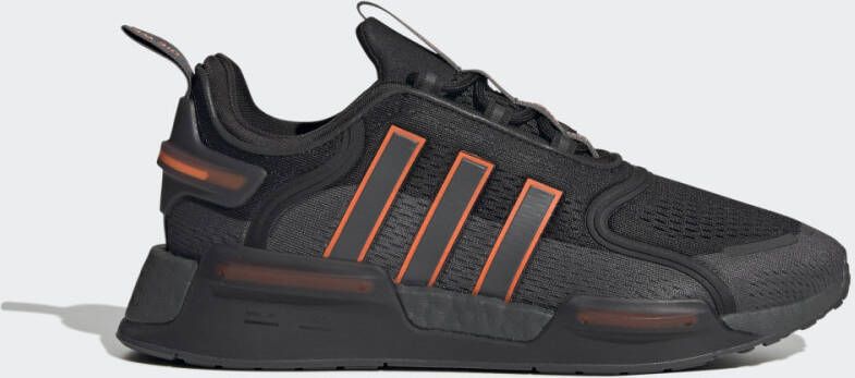 Adidas shoes black outlet and orange