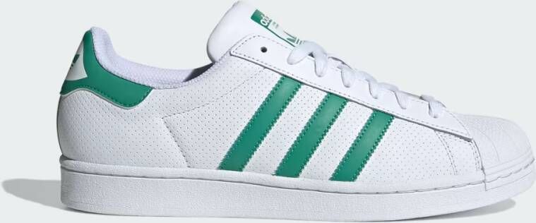 Adidas Originals Superstar Cloud White Semi Court Green Off White- Cloud White Semi Court Green Off White - Foto 3