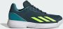 Adidas Performance Courtflash Tennis Schoenen Kinderen Turquoise - Thumbnail 3