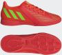 Adidas Performance Predator Edge.4 IN Jr. zaalvoetbalschoenen oranje limegroen zwart - Thumbnail 3