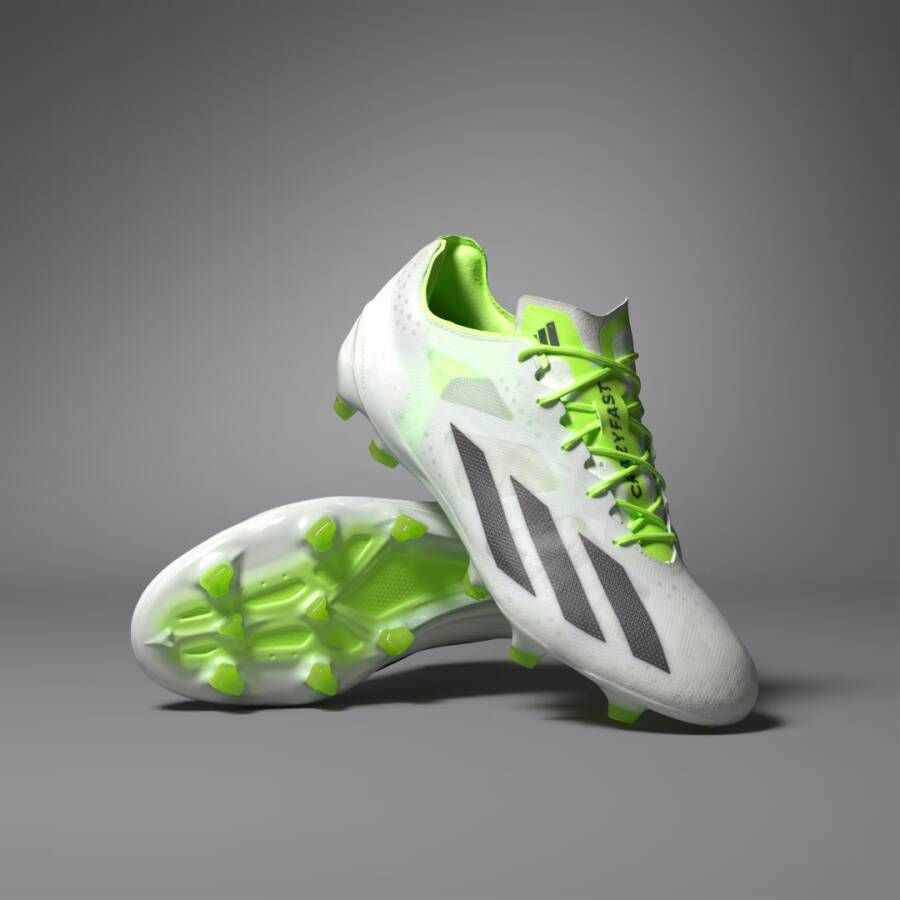 Adidas X Crazyfast+ Gras Voetbalschoenen (FG) Wit Felgeel Zwart