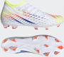 Adidas Predator Edge.3 Gras Voetbalschoenen (FG) Wit Geel Blauw - Thumbnail 4