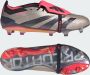 Adidas Predator Elite Fold-Over Tongue Firm Ground Voetbalschoenen Platinum Metallic Aurora Black Carbon- Platinum Metallic Aurora Black Carbon - Thumbnail 2