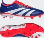 Adidas Perfor ce Predator Sr. voetbalschoenen blauw wit rood - Thumbnail 4