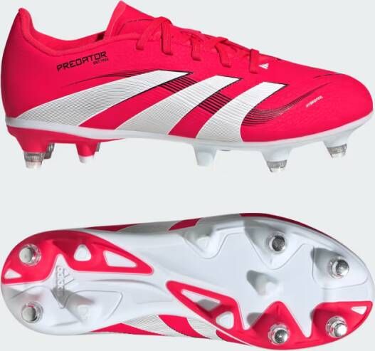 Adidas Perfor ce Predator League Soft Ground Voetbalschoenen Kids Kinderen Rood