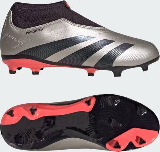 Adidas Perfor ce Predator League Veterloze Firm Ground Voetbalschoenen Kids Kinderen Grijs