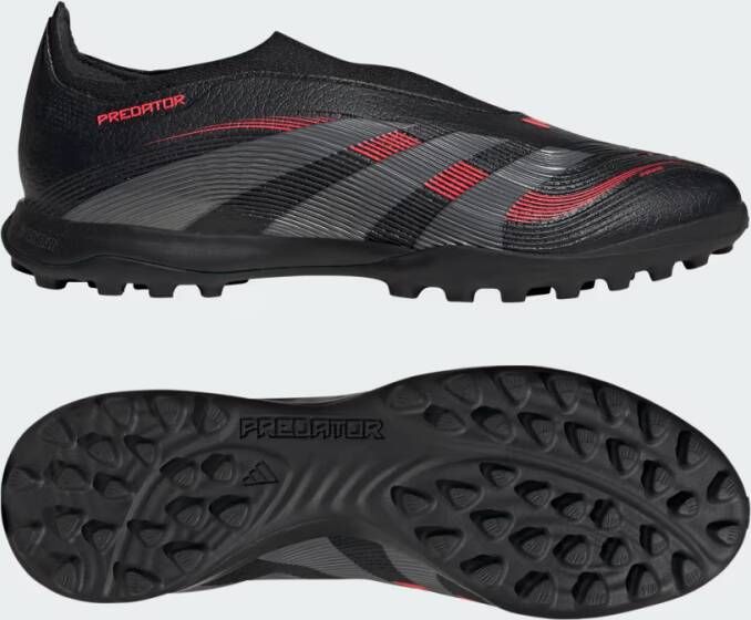 Adidas Perfor ce Predator League Veterloze Turf Voetbalschoenen Unisex Zwart