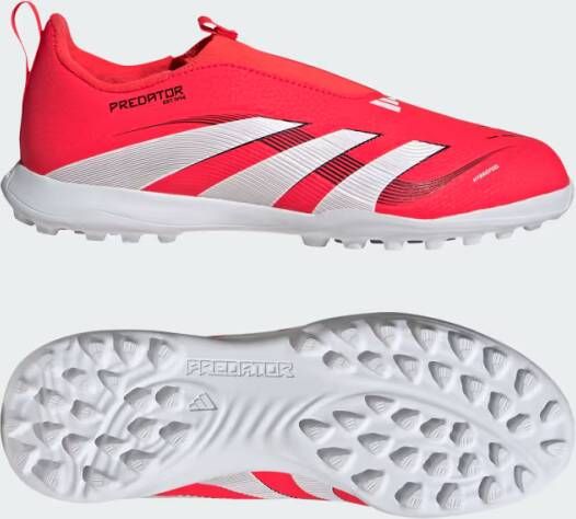 Adidas Perfor ce Predator League Veterloze Turf Voetbalschoenen Kids Kinderen Rood