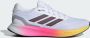 Adidas Performance RunFalcon 5 hardloopschoenen wit geel roze - Thumbnail 2