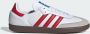 Adidas Originals Samba OG White Better Scarlet Gum 5- White Better Scarlet Gum 5 - Thumbnail 3