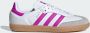 Adidas Originals Witte en Fuchsia Samba Og Sneakers Multicolor - Thumbnail 5