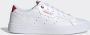 Adidas Stijlvolle lage schoen in Cloud White Scarlet Zwart White Dames - Thumbnail 4