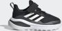 Adidas FortaRun Elastic Lace Top Strap Hardloopschoenen Core Black Cloud White Grey Six - Thumbnail 3