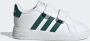 Adidas Sportswear Grand Court 2.0 sneakers wit groen Imitatieleer 25 - Thumbnail 3