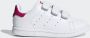 Adidas Originals Stan Smith CF I leren sneakers wit roze - Thumbnail 4