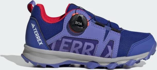 Adidas TERREX Agravic BOA Trail Running Schoenen Kids Kinderen Blauw