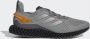 Adidas Originals X9000 4D Grijze Sneakers met Oranje Details Gray Heren - Thumbnail 4