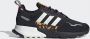 Adidas Boost Sneaker Zwart Wit Paars Black Heren - Thumbnail 2