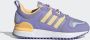 Adidas Paarse Lage Sneaker met Oranje Accents Purple Dames - Thumbnail 3