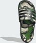 Adidas Sportswear adilette Platform Badslippers Dames Groen - Thumbnail 3