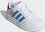 Adidas breaknet el c sneakers wit rood kinderen - Thumbnail 7