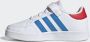 Adidas breaknet el c sneakers wit rood kinderen - Thumbnail 9